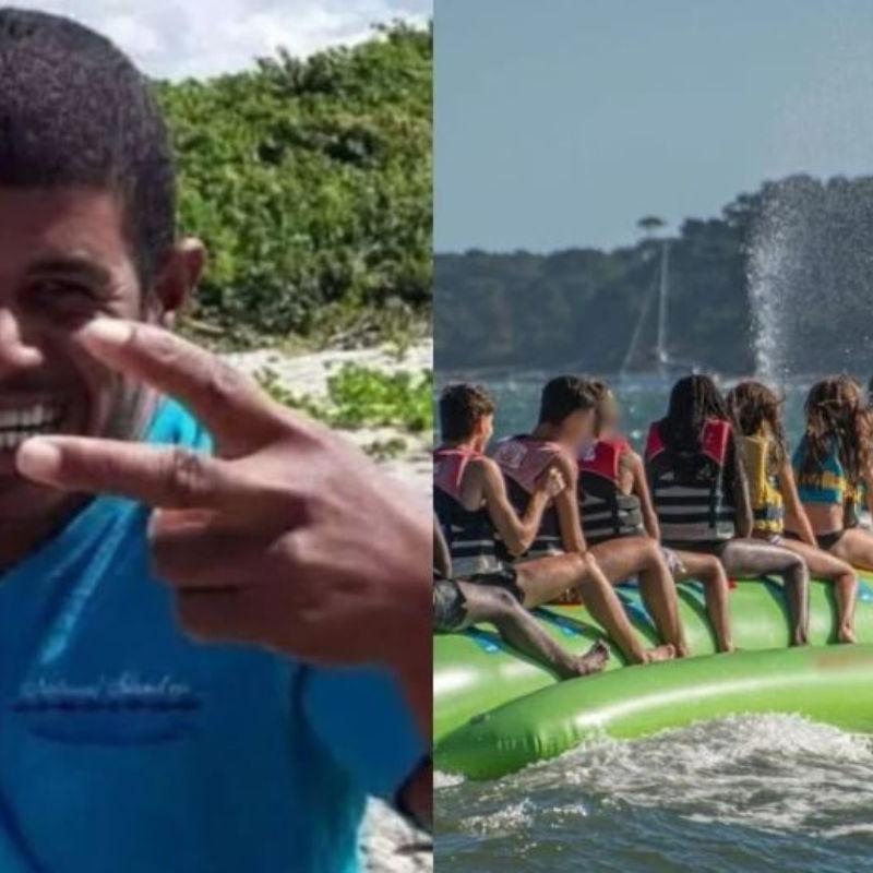 Homem morre após cair de banana boat em Santa Catarina