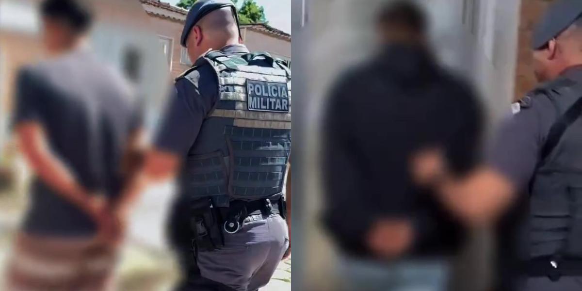 Alunos foram detidos pela Polícia Militar