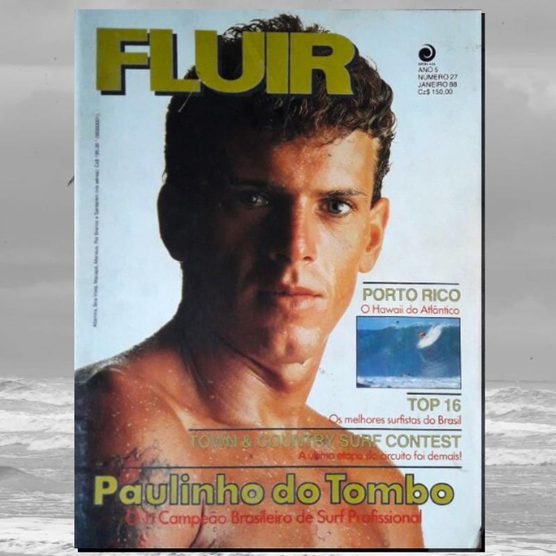 Paulinho foi capa da revista Fluir de 88