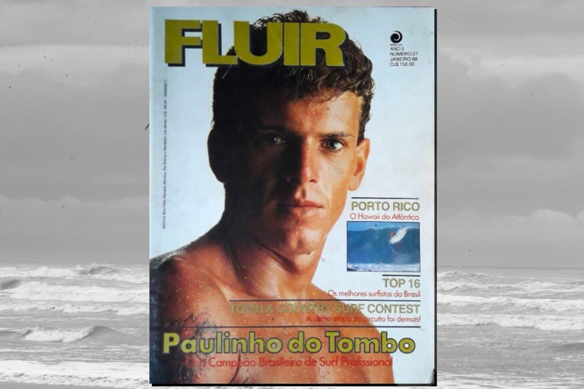 Paulinho foi capa da revista Fluir de 88