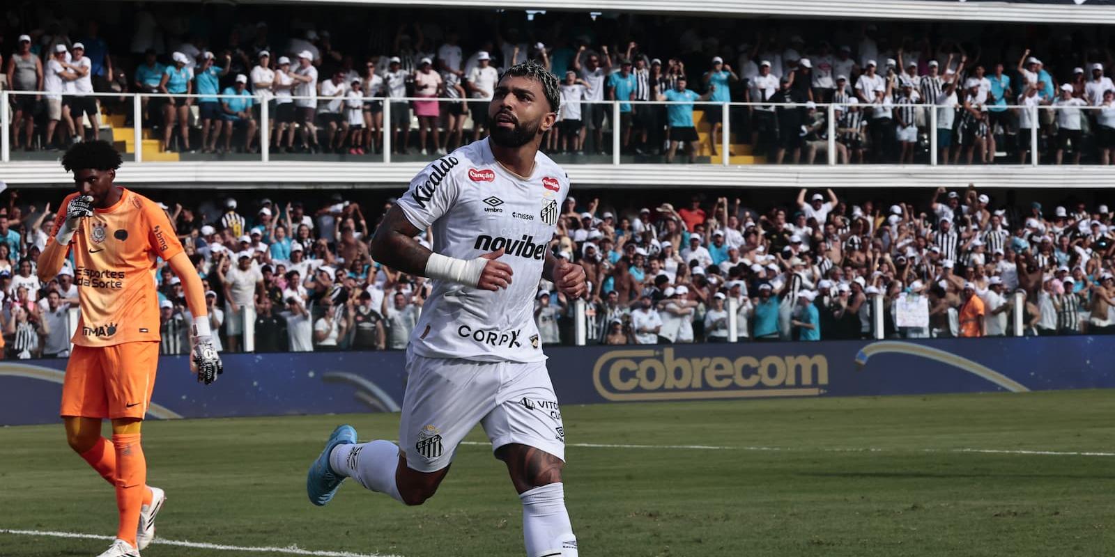 Com sete gols, Gabigol é o artilheiro do Peixe, com atuações decisivas nos últimos dois jogos