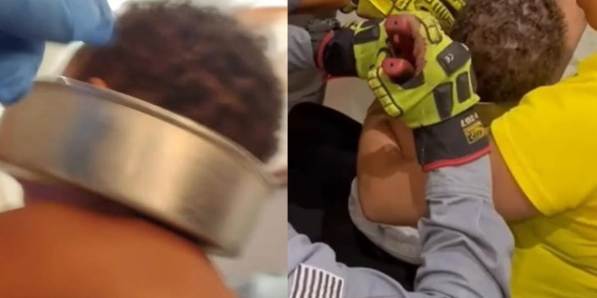 Caso mobilizou equipes do Corpo de Bombeiros em Praia Grande