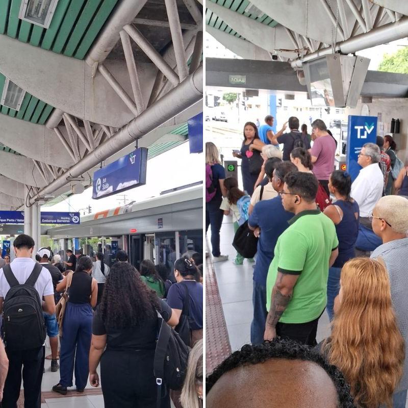 A previsão da empresa era de que a operação fosse normalizada até por volta das 13h30