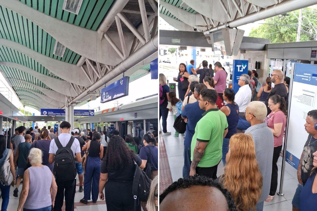 A previsão da empresa era de que a operação fosse normalizada até por volta das 13h30