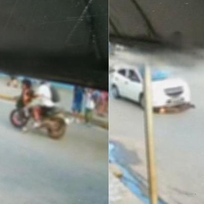 Adolescente é atropelada na saída da escola por motocicleta em alta velocidade em Itanhaém