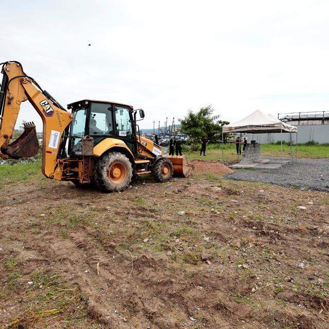The new building will be located at Praça Almirante Gago Coutinho, next to the Terminal Pesqueiro Público de Santos and in front of the convention center