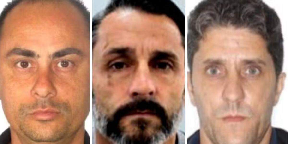 Marcio Serapião de Oliveira, Fernando Alberto Teixeira e Manoel Alberto Ribeiro Teixeira (da esquerda para a direita) estão entre os denunciados pelo MP-SP nesta quinta-feira (19)