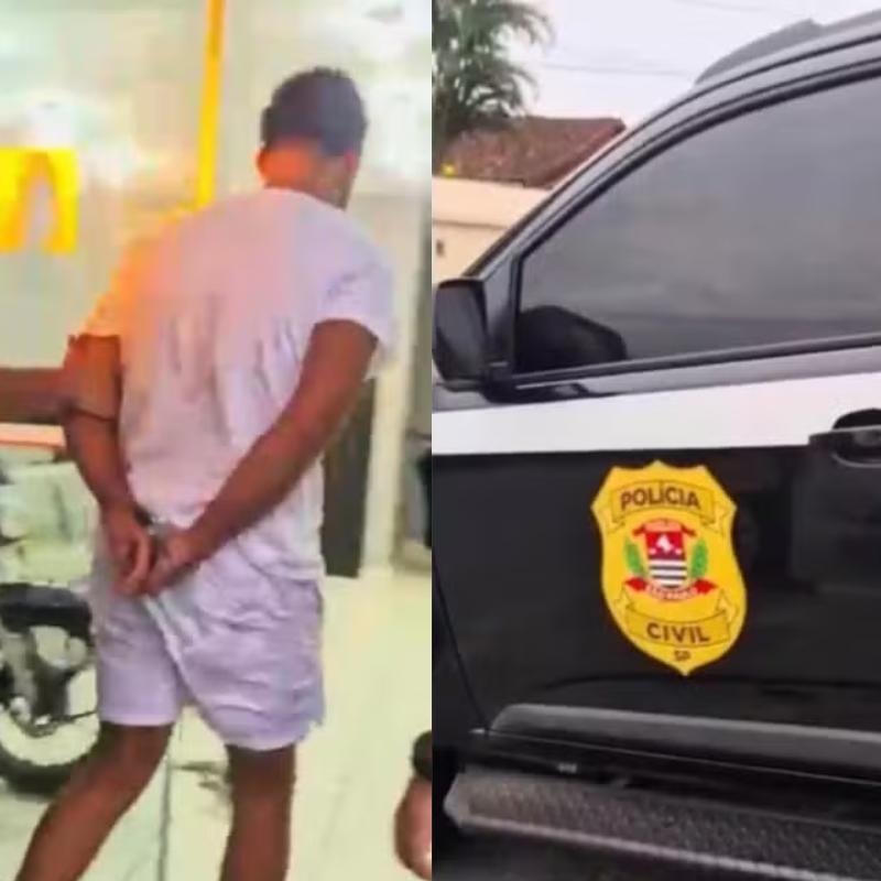Investigado foi detido em Praia Grande