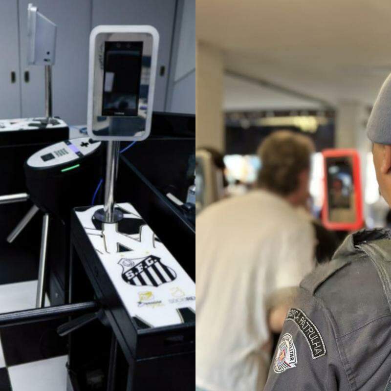 Sistema de reconhecimento facial identificou um homem procurado pela Justiça