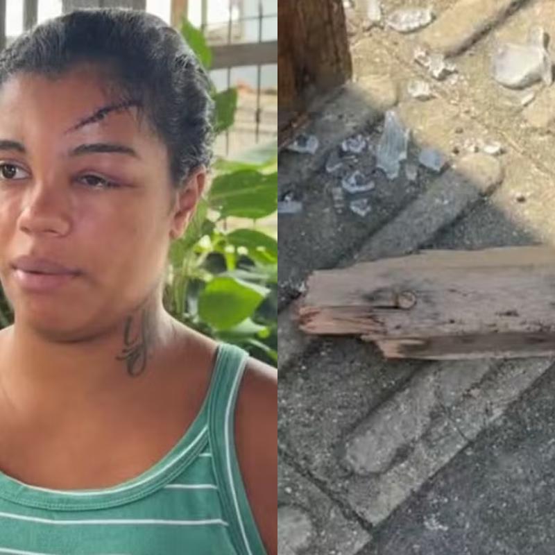 A vítima foi socorrida desacordada e levada ao pronto-socorro da cidade, onde recebeu atendimento médico e levou pontos na cabeça