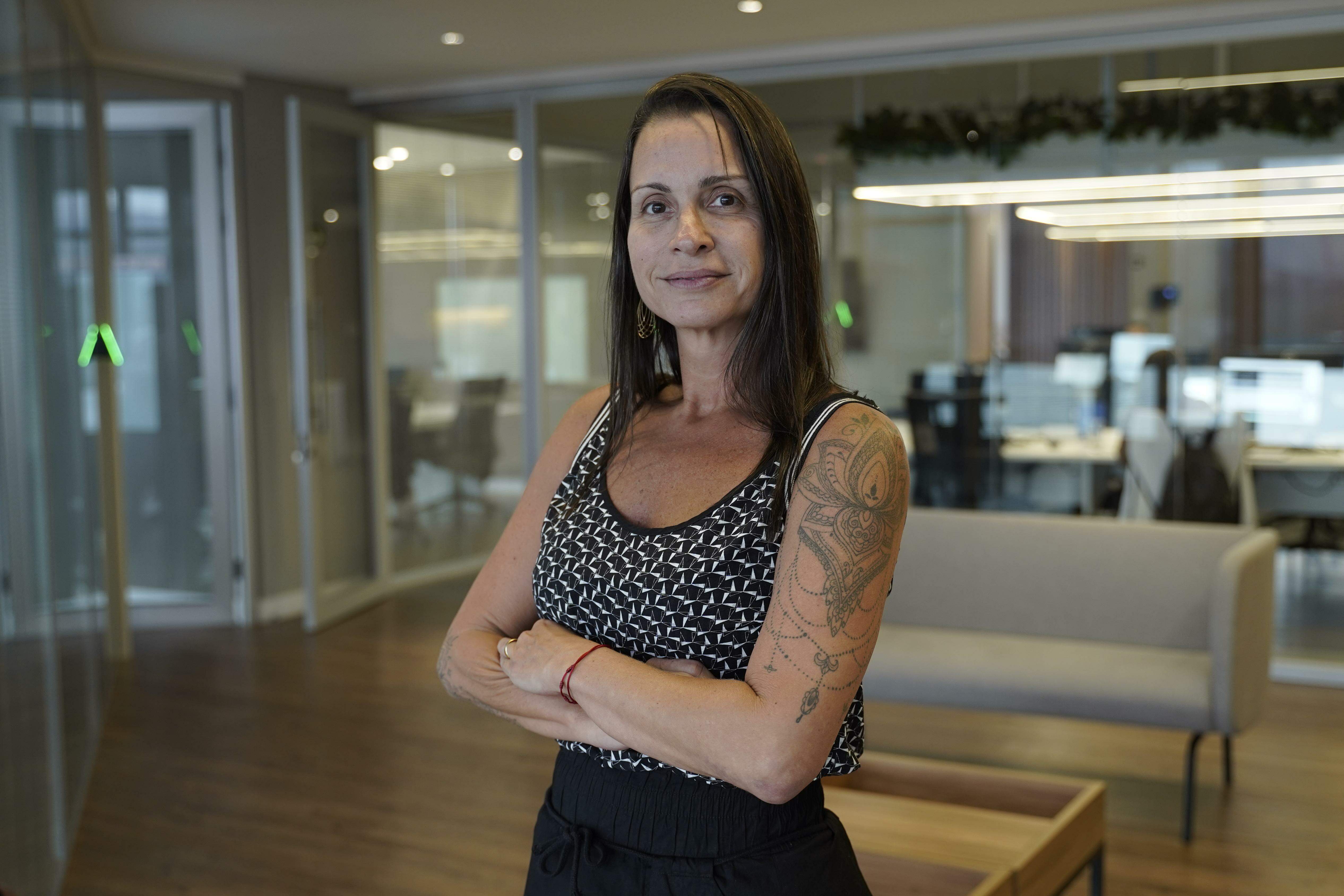 Gerente comercial da Santos Brasil, que possui terminal no Porto de Santos, Evelyn tem 22 anos de carreira