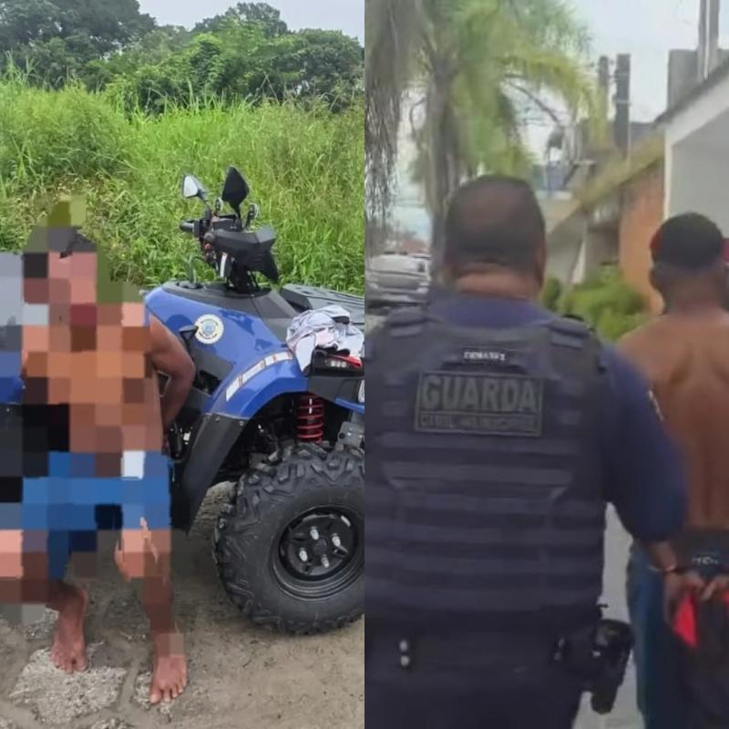 Suspeito foi detido por agentes da GCM