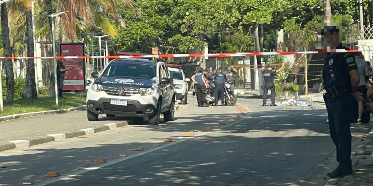 Jovem de 20 anos teve a morte constatada na avenida de Guarujá