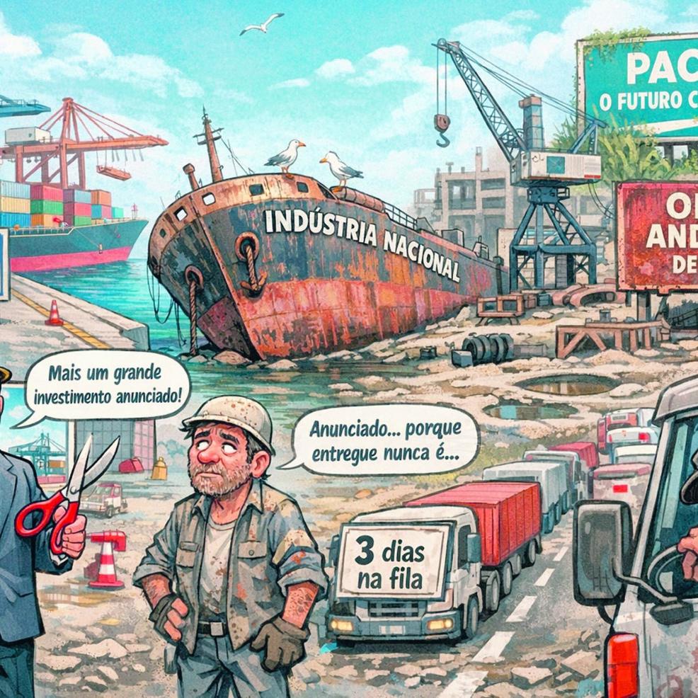 Portos brasileiros: obras travadas e desafios da gestão pública e privada