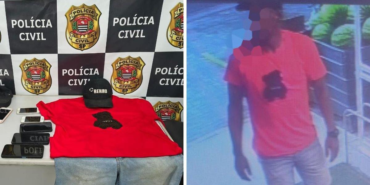 Homem é suspeito de roubar várias farmácias em Peruíbe e foi preso dentro da sua casa, onde confessou os crimes