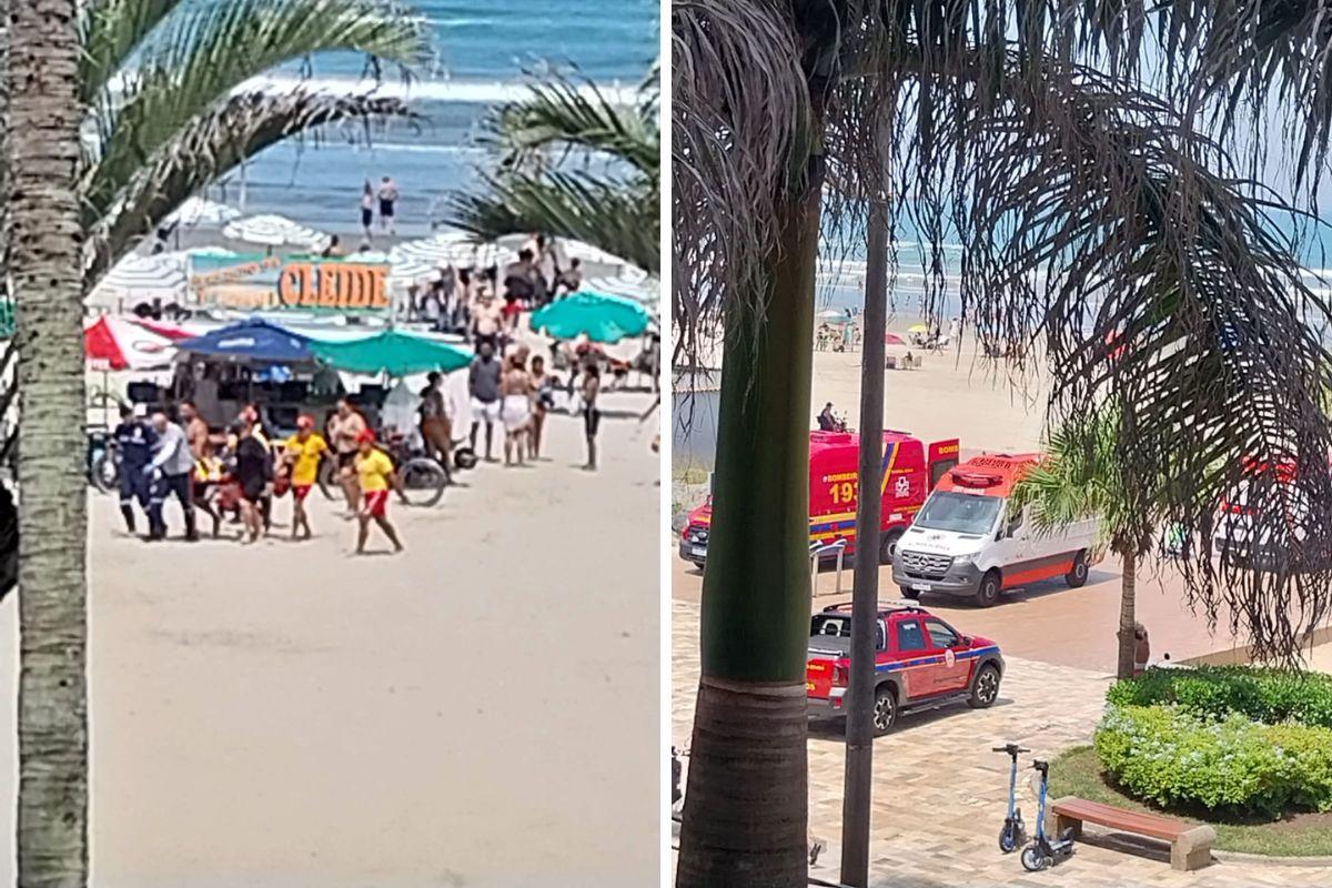 Homens foram resgatados pelo GBMar, levados para a UPA, porém não resistiram