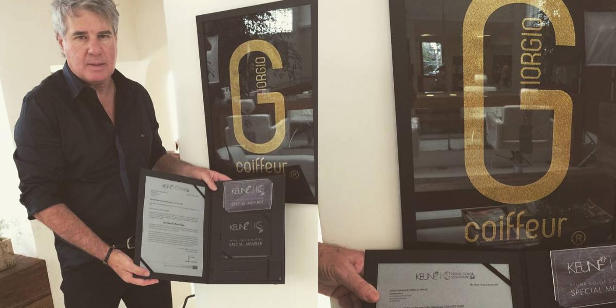 Dono do salão Giorgio Coiffeur morreu neste domingo (22), aos 67 anos