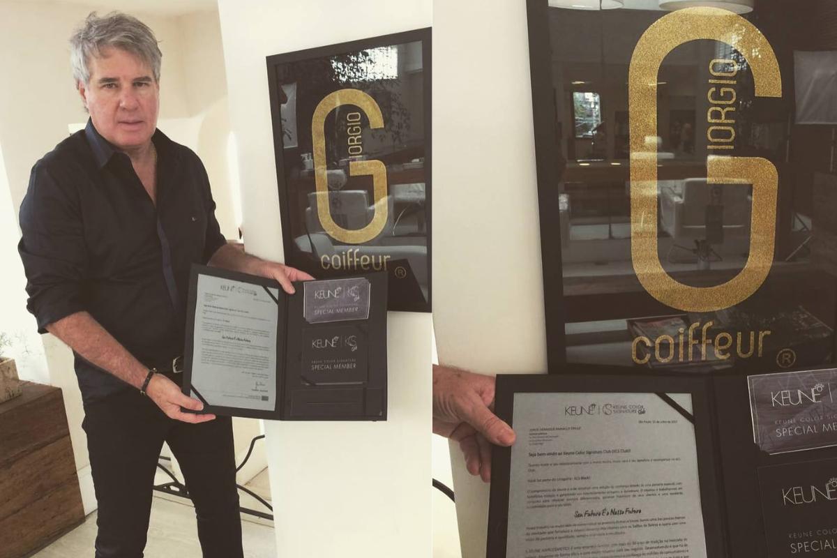 Dono do salão Giorgio Coiffeur morreu neste domingo (22), aos 67 anos