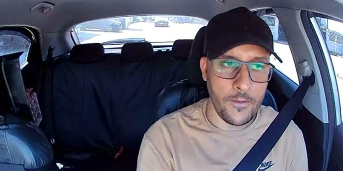 O motorista Alif Vinícius disse que situações como essa são comuns no dia a dia