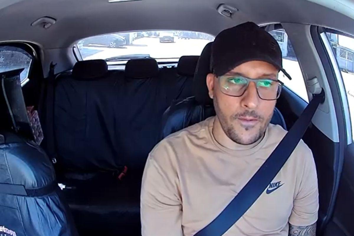 O motorista Alif Vinícius disse que situações como essa são comuns no dia a dia