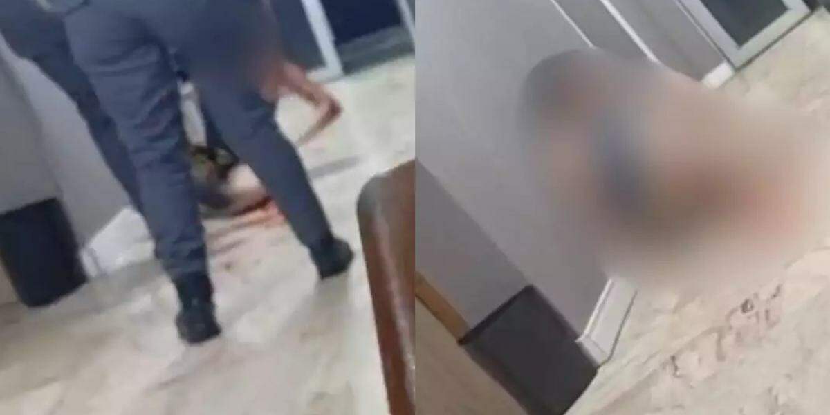 Caso foi registrado em vídeo e é investigado pela corporação; policial foi afastado