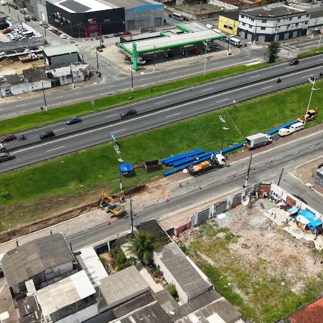 Estrutura reforça sistema de abastecimento e amplia capacidade operacional na Baixada Santista