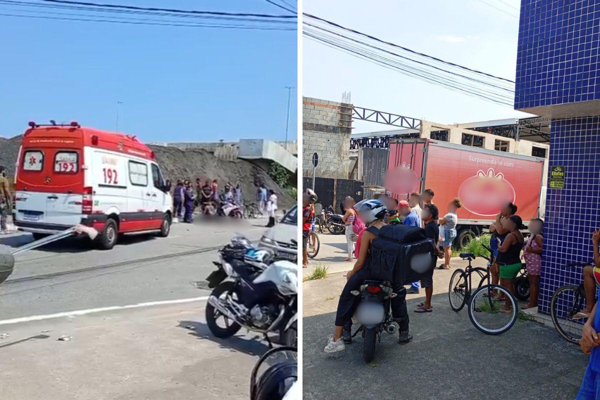 Um dos motociclistas foi socorrido em estado grave para o PS Quietude
