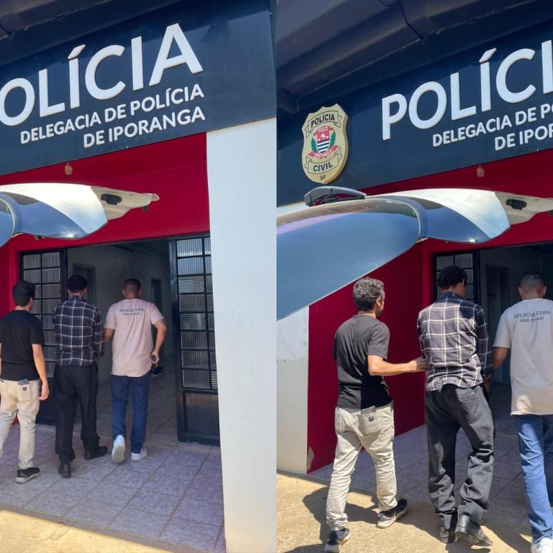 Suspeito foi conduzido à delegacia de Iporanga