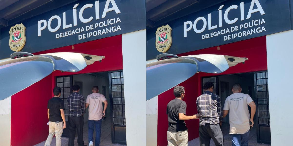 Suspeito foi conduzido à delegacia de Iporanga