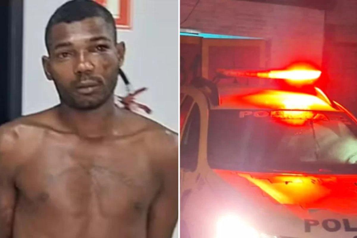 Robson Aquino foi preso em flagrante após atear fogo em mulher