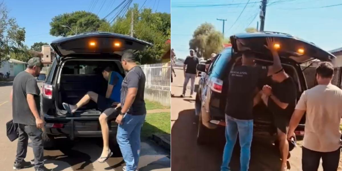 Prisões aconteceram em Passo Fundo (RS); crime foi em Mongaguá, no mês de novembro