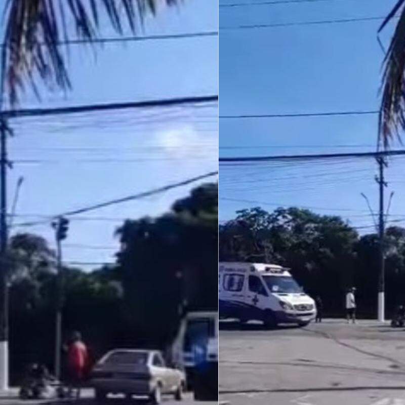 Colisão ocorreu na Avenida Santos Dumont, e uma das vítimas foi socorrida ao Hospital Santo Amaro