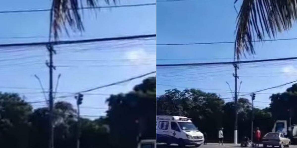 Colisão ocorreu na Avenida Santos Dumont, e uma das vítimas foi socorrida ao Hospital Santo Amaro