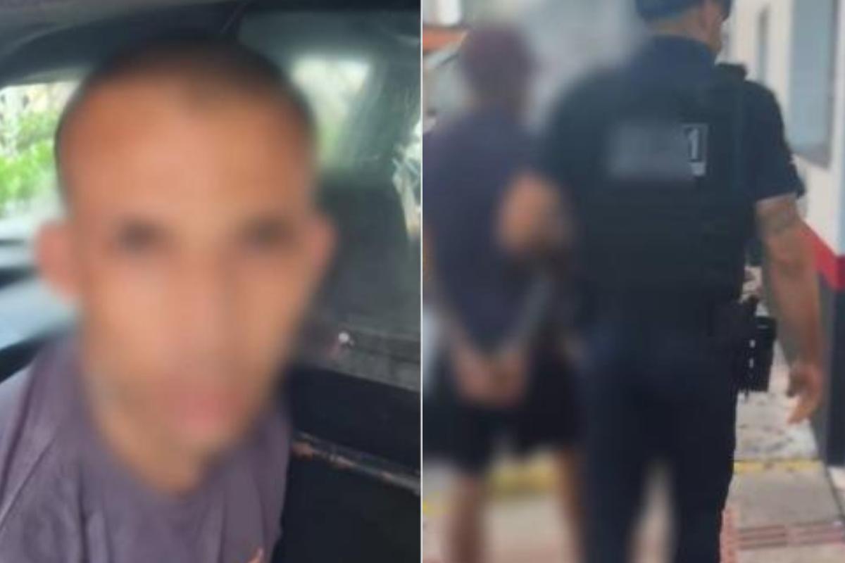Suspeito foi abordado pela GCM enquanto corria pelo calçadão e confessou o crime