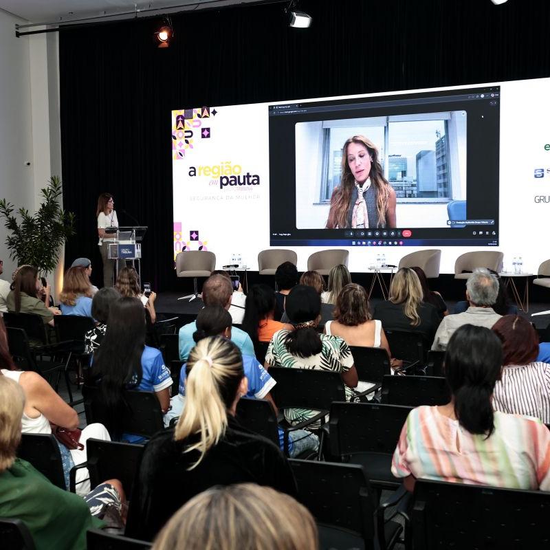 Segurança da Mulher foi debatida no último fórum A Região em Pauta, realizado na segunda-feira no auditório do Grupo Tribuna