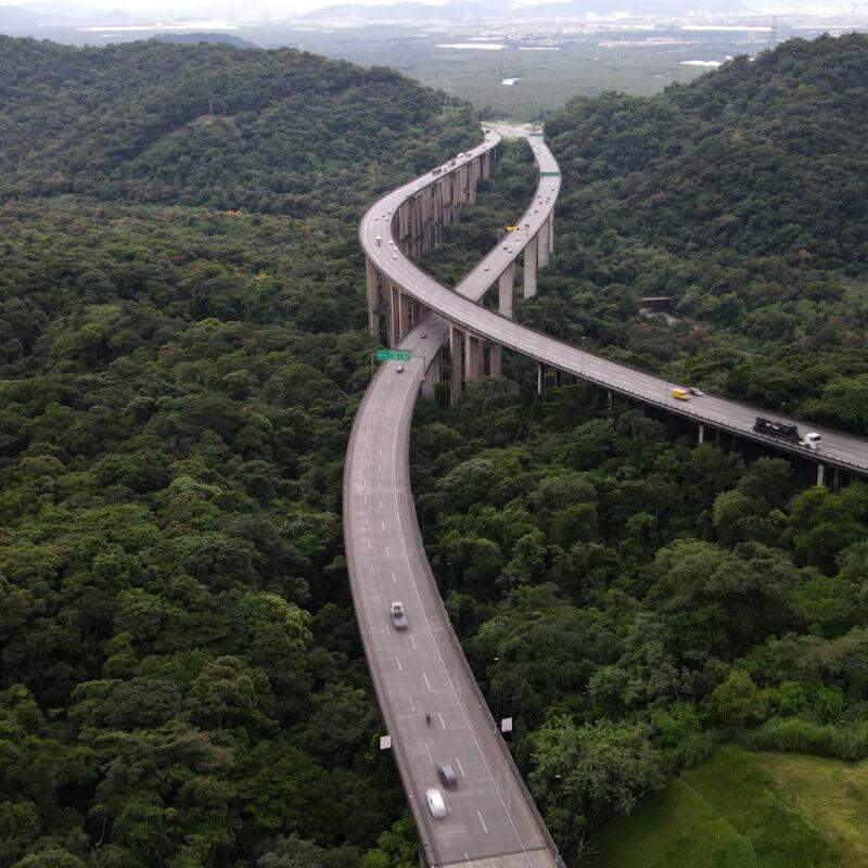 Construction of the new roadway is expected to move approximately 4 million cubic meters of soil and rock