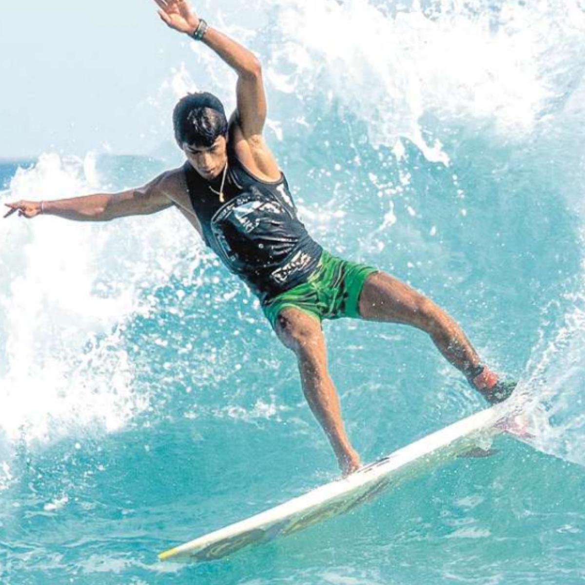 Neno Matos foi o terceiro colocado no 1º Circuito Brasileiro de Surf Profissional