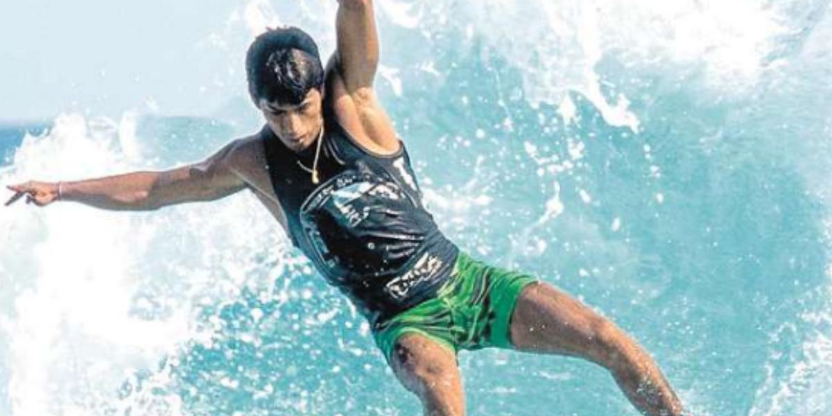 Neno Matos foi o terceiro colocado no 1º Circuito Brasileiro de Surf Profissional