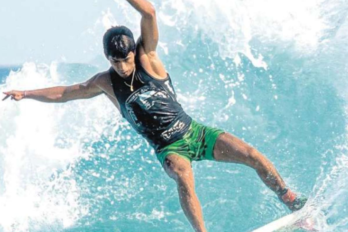 Neno Matos foi o terceiro colocado no 1º Circuito Brasileiro de Surf Profissional