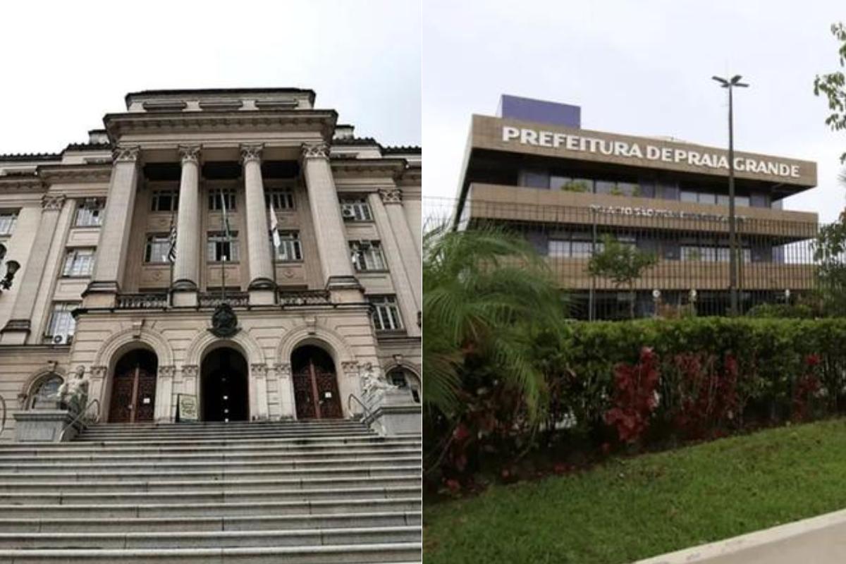 Um secretário em Santos (esq.) e dois em Praia Grande (dir.) se desligam dos cargos visando as Eleições 2026