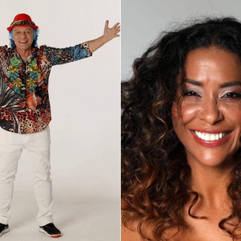 O guitarrista Armandinho Macedo e a cantora Ana Mametto