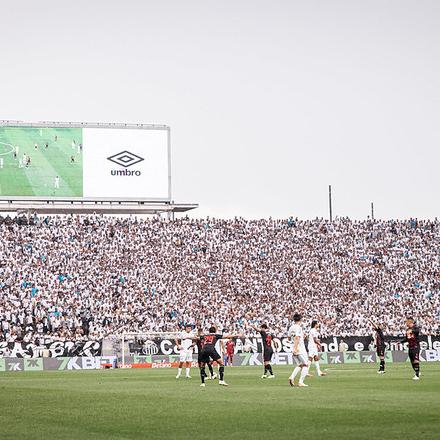 Mais de 30 mil santistas foram à Neo Química Arena, em janeiro, para assistir ao jogo do Peixe