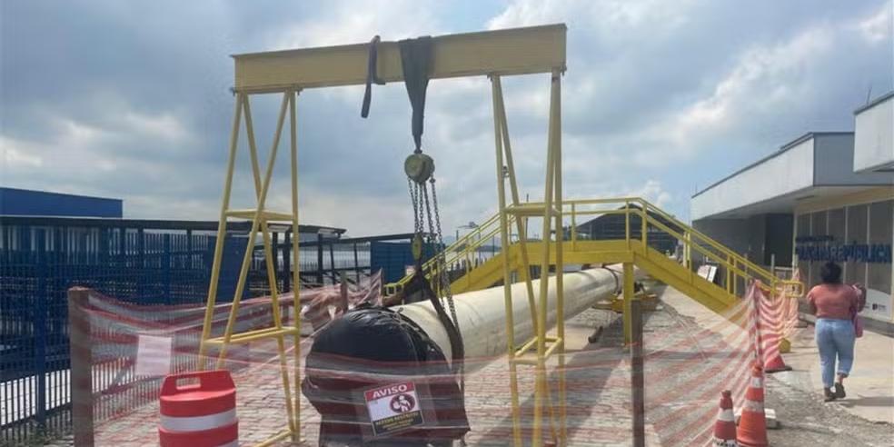 Segunda travessia subaquática sob o canal do Porto de Santos será composta de 5,56 km de tubos