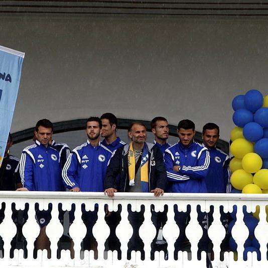 Seleção da Bósnia se hospedou em Guarujá, em 2014, para a disputa da Copa do Mundo no Brasil
