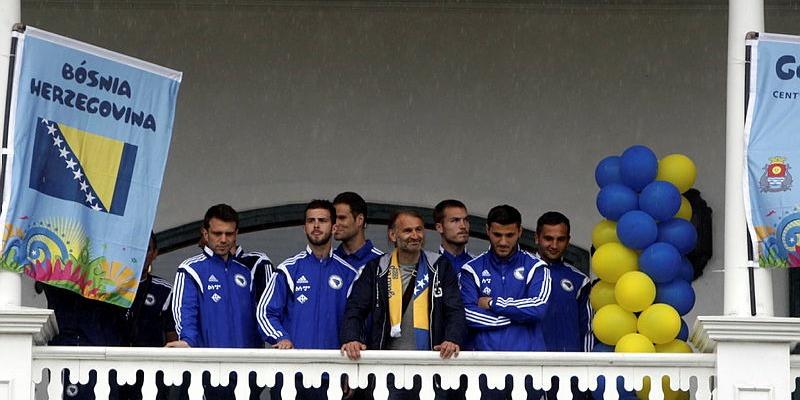 Seleção da Bósnia se hospedou em Guarujá, em 2014, para a disputa da Copa do Mundo no Brasil