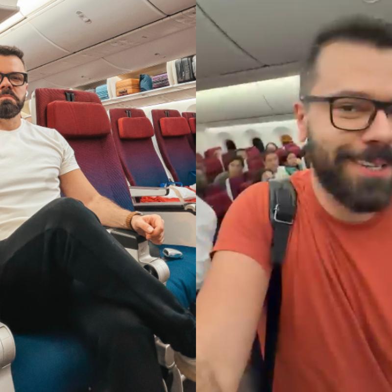 "Não deveriam fazer isso com ninguém, especialmente com um cliente fiel e de muitos voos como eu", afirma o influencer