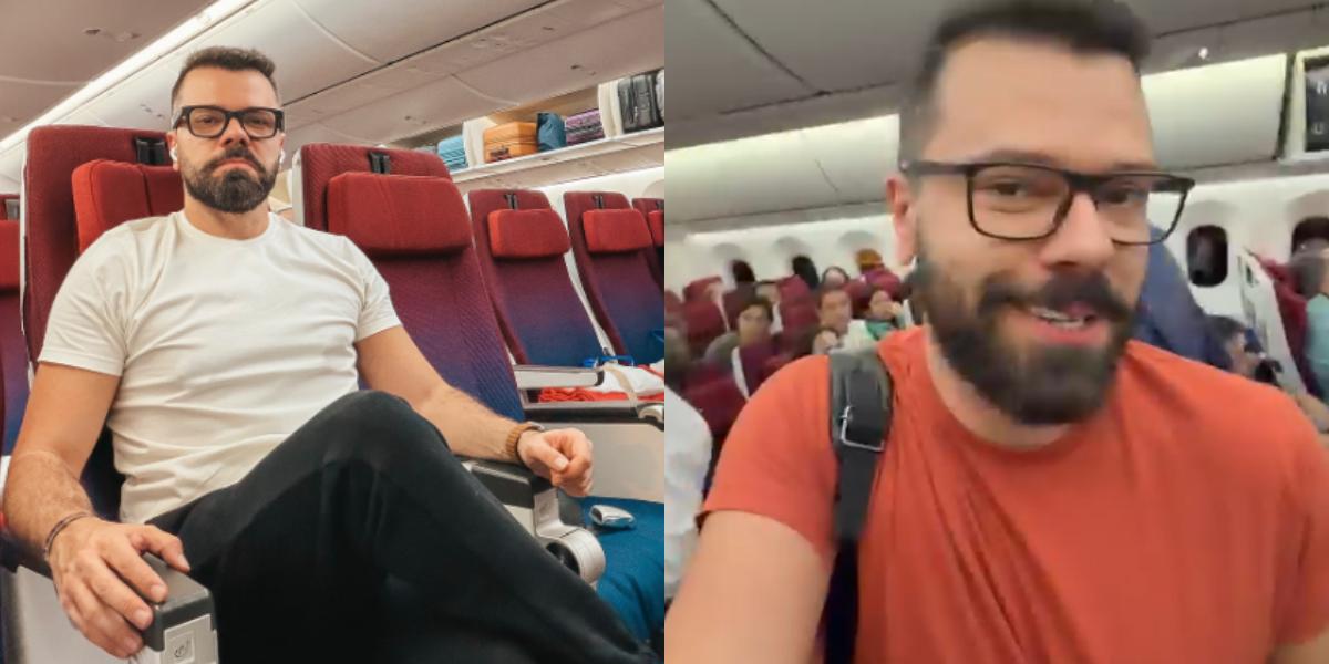 "Não deveriam fazer isso com ninguém, especialmente com um cliente fiel e de muitos voos como eu", afirma o influencer