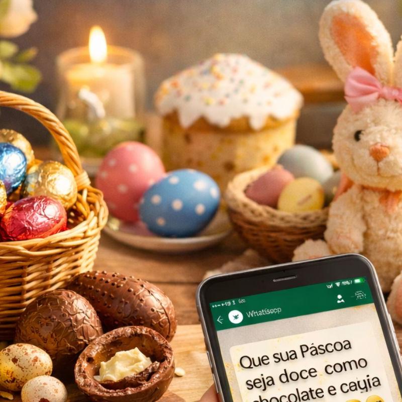 Enviar mensagens de Páscoa aos amigos, parentes e colegas de trabalho é uma demonstração de carinho