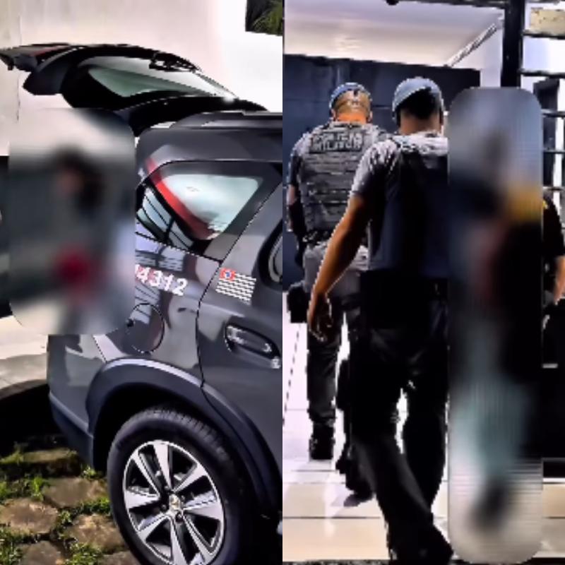 Na revista pessoal, os policiais encontraram com o passageiro duas porções de substância semelhante à maconha, totalizando 2,84 gramas, acondicionadas em sacos plásticos