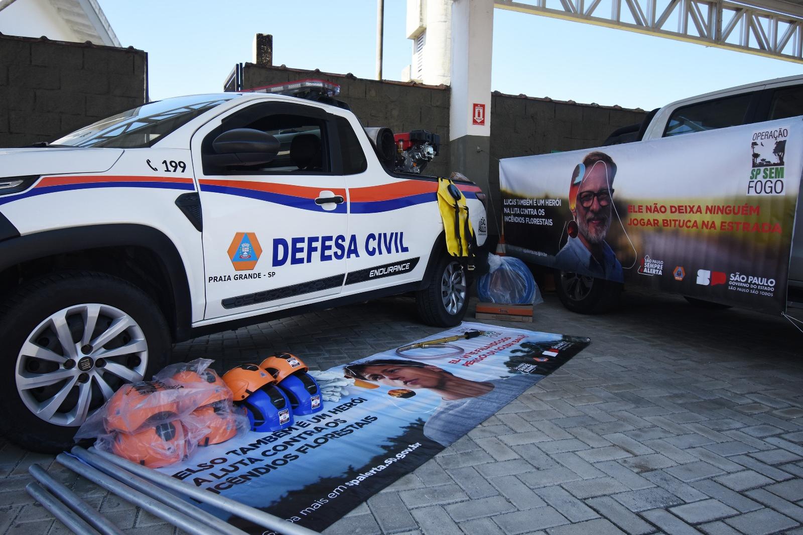 Os equipamentos são para prevenir e combater incêndios florestais e queimadas